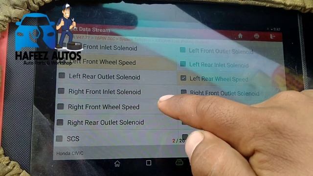 How To Check Honda Civic Prosmetic | ABS Wheel Sensors | Working Or Not | Hafeez Autos Official смотреть онлайн