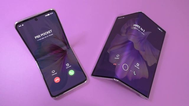 HUAWEI P50 Pocket & Mate Xs 2 Incoming Calls смотреть онлайн