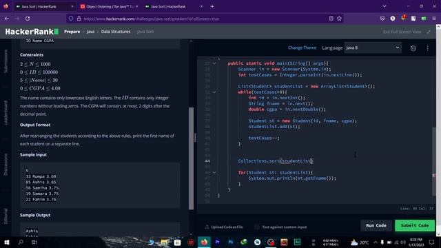 java sort hackerrank solution bangla problem solving | the cracker смотреть онлайн