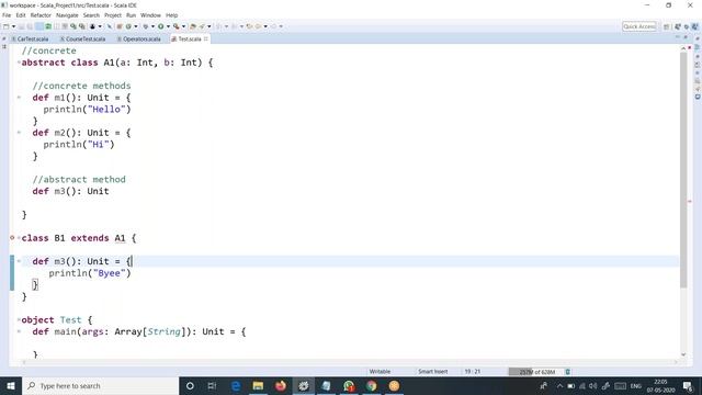 Scala For Apache Spark|Session38|Scala Abstract Method|Abstract Class|Manohar Papasani смотреть онлайн