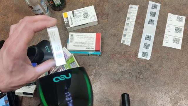 Neo X-210 Pro (Нео Икс 210 Про) беспроводной сканер штрих кода с зарядной док станцией крэдл.