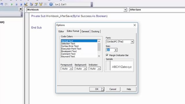 VBA Excel: ตั้งค่าแสดงผลภาษาไทย смотреть онлайн