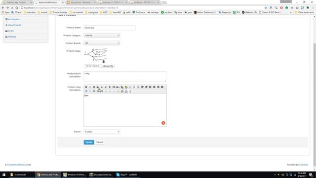 Step by step create an eCommerce website using php ecommerce #55 admin products edit part 2 смотреть онлайн