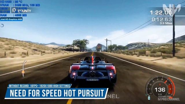 Intel HD Graphics 4400 Test in 10 Games смотреть онлайн