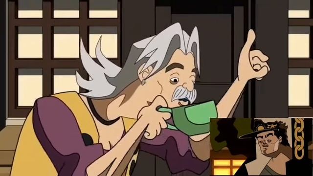 Жотаро оценивает историю про фотографию с пуговицей с плешью на лопатке. смотреть онлайн