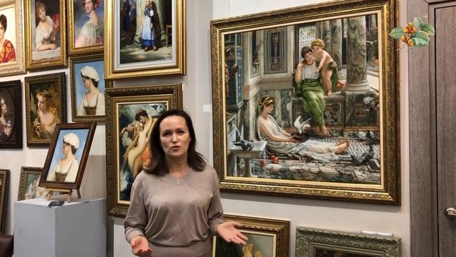 Картинки с выставки 4. Жанровые сцены ЭстЭ в домашнем окружении: Дорогой гость и Уголок виллы смотреть онлайн