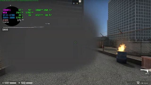Counter strike Global Offensive benchmark(1440p) 1080ti+QTJ1+DDR4-3000 смотреть онлайн