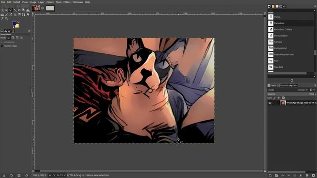 [GIMP] #5. Цвет в прозрачность / Color to Alpha. смотреть онлайн