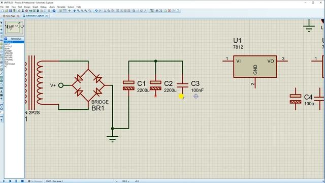 TUTO Proteus 8 : Design 12v and 5v dual power Supply - #ISIS смотреть онлайн