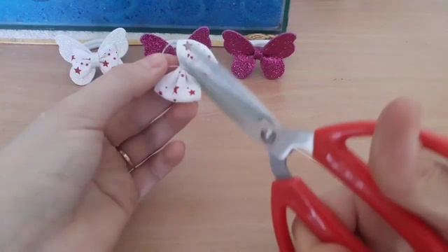 Резинка-бабочка из фоамирана и лент своими руками смотреть онлайн