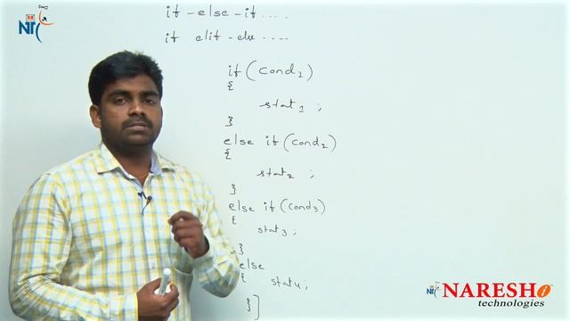 if-else-if block | Control Flow Structures Tutorial | Naresh IT смотреть онлайн