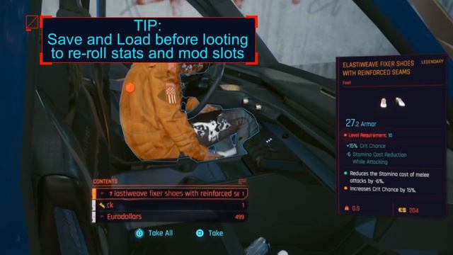 Cyberpunk 2077 Fixer Shoes Free Legendary Location смотреть онлайн