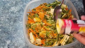 Спаржа(соевая) по-корейски. За 5 минут! Корейская приправа Чим Чим!