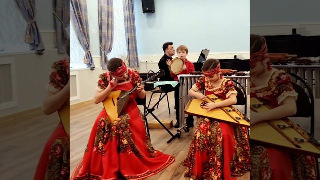 Семейный дуэт Ли-Ла-Да рнп "Перевоз Дуня Держала" смотреть онлайн