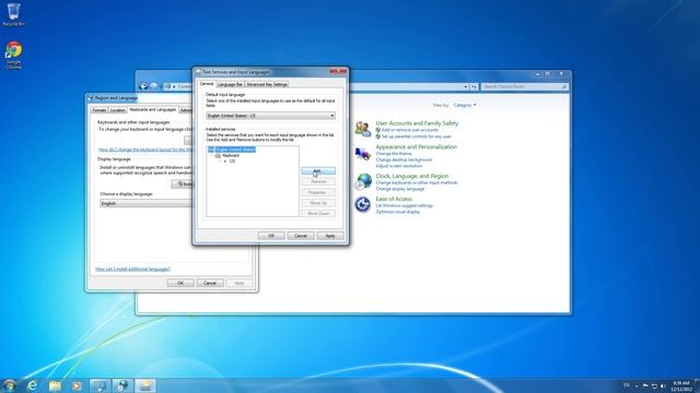 Windows 7: Changing Keyboard Language and Layout смотреть онлайн