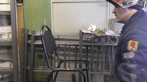 Как отремонтировать офисный стул?! / Сварка тонкого металла 0,8 мм.