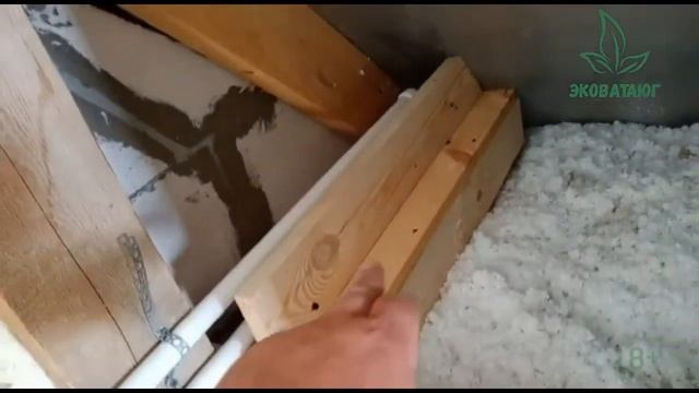 Утепление мансарды в Уфе. Сделать каркас под утепление эковатой. Эковата в Уфе. Подробное видео!!! смотреть онлайн