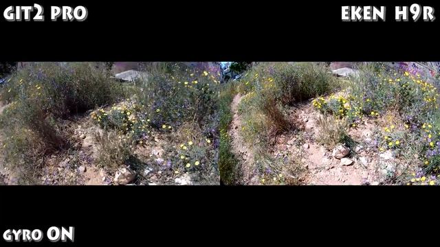 EKEN H9R vs Gitup Git2 Pro - 1080p 60fps (1440p upload) смотреть онлайн