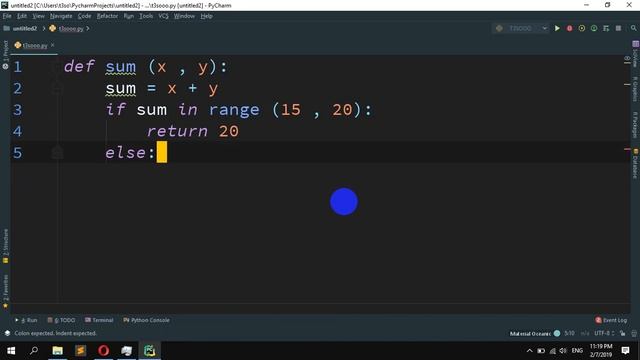 How to Sum two given numbers and return a number in Python смотреть онлайн