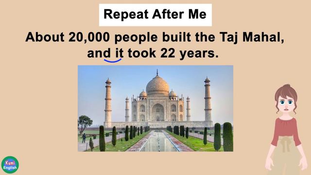 English Language Learning 🍀 Level 3 - The Taj Mahal - Reading Practice | Kumi English #4 смотреть онлайн