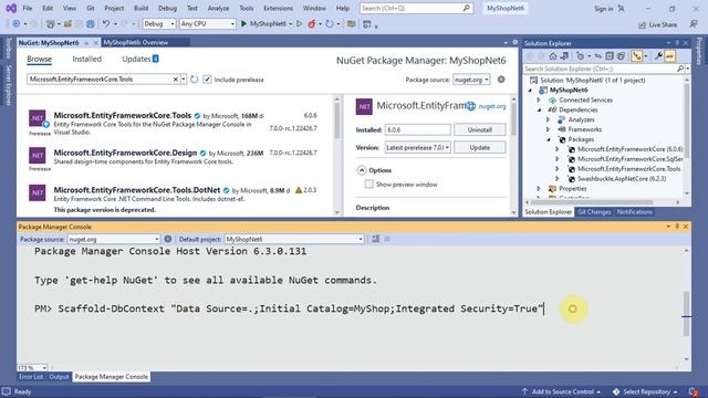 .NET Core 6 WebAPI using Entity Framework Core 6 Database First смотреть онлайн