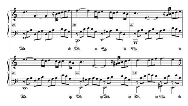 Yaroslav Nikitin - Rain Waltz Piano Sheet смотреть онлайн