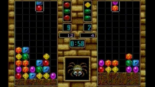 Columns III - Revenge of Columns (Sega Genesis) - Quick play against Spider смотреть онлайн