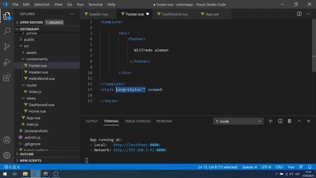 Primera aplicación con Vue.js ? #4 - Creando tablas dinamicas смотреть онлайн