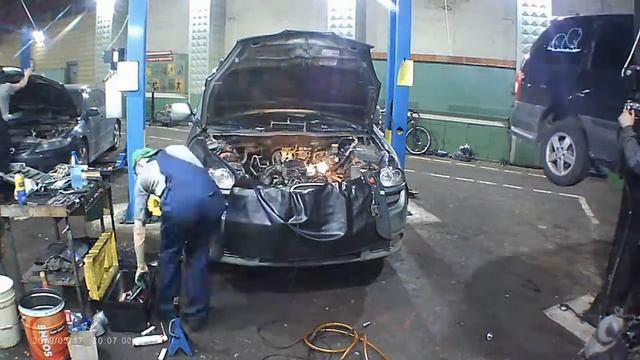 Установка ДВС H6 EZ30 SUBARU Tribeca смотреть онлайн