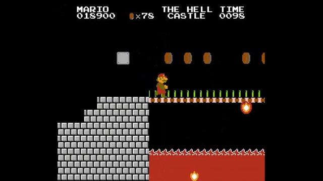 Super Mario NES Game & Builder level\\ The Hell Castle sneak peek смотреть онлайн