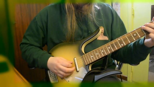 Funky Delay // Danelectro longhorn baritone, Ibanez Iron Pewter 5 string (guitar jam) смотреть онлайн