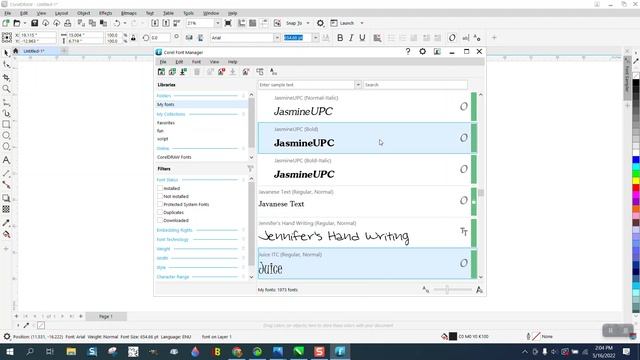 Corel Draw Tips & Tricks Remove and Add Font in your Favorites in FONT MANAGER смотреть онлайн