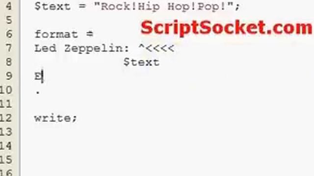 Perl Tutorial 72 - Formats: Text Slices смотреть онлайн