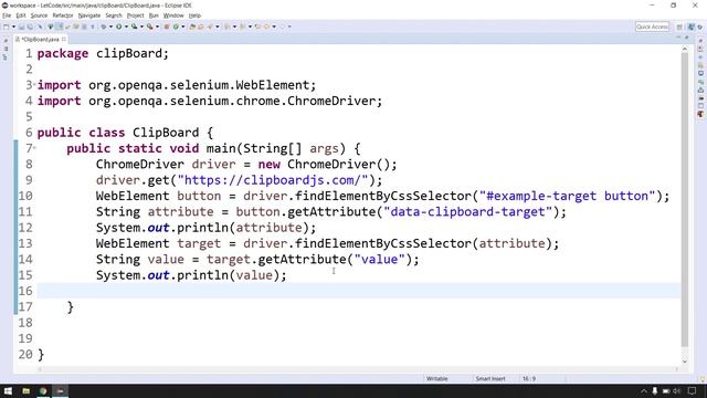 How to access clipboard (copy / paste) [Selenium] | LetCode смотреть онлайн
