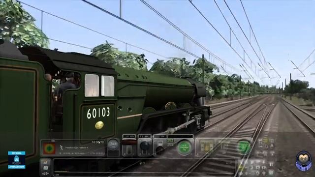 Train Simulator Classic, London King Cross a Peterborough, Flying Scotsman A3, 1080/60 Fps. смотреть онлайн