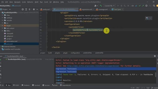 How to Run Single Testng xml file from multiple files as per user's choice using maven cmd #maven смотреть онлайн
