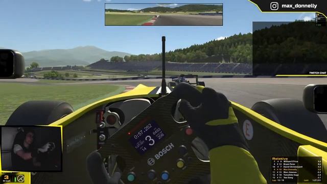 iRacing // Formula 3 Fixed at Red Bull Ring and Draft Master at Daytona (Gen 4) смотреть онлайн