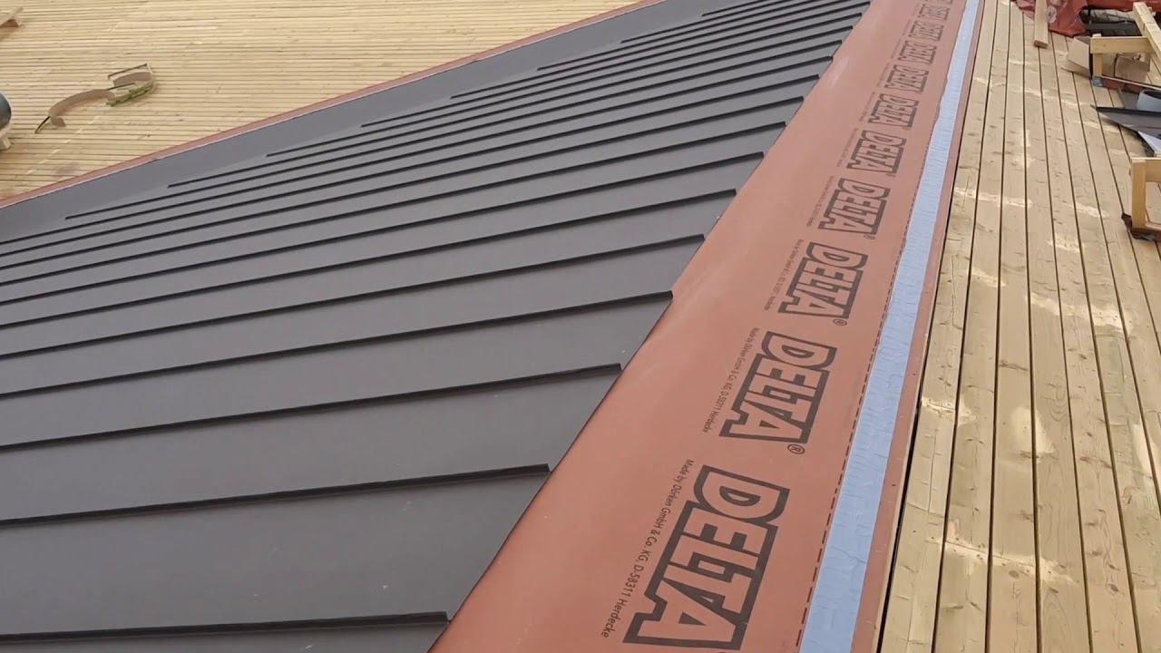 Фальцевая кровля. ч1.Standing Seam Mechanical Double Lock.