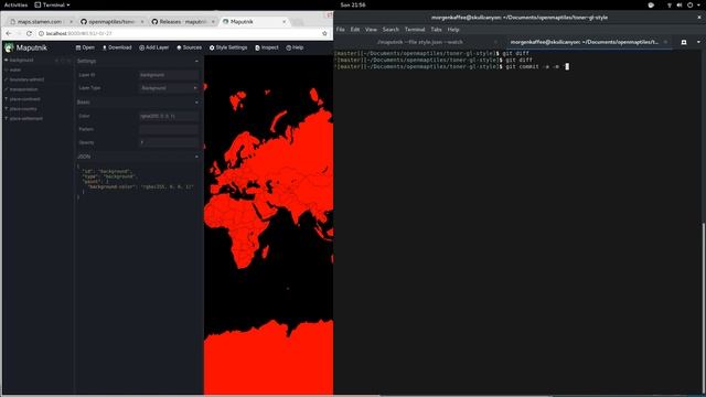 Maputnik - Edit local Style JSON смотреть онлайн