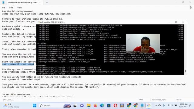 How to setup an Amazon EC2 instance and install Linux, Apache, MariaDB and PHP on Amazon Linux 2023 смотреть онлайн