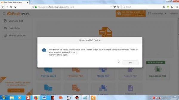 Convert File PDF ke Word dengan Foxit Reader