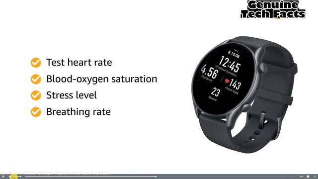 Amazfit GTR 3 Pro Smart Watch with BT Phone Calls, Blood Pressure Monitoring, Heart Rate Tracking смотреть онлайн