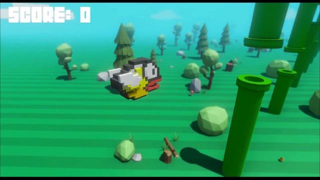 играем в Flappy Bird 3D!как это возможно?!я вернулся смотреть онлайн