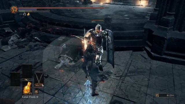 Dark Souls III (PvE) Sellsword Twinblades Damage Showcase смотреть онлайн