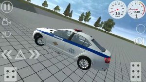 Обзор машины SKODA OCTAVIA A7  Полиция  в Simple car crash.