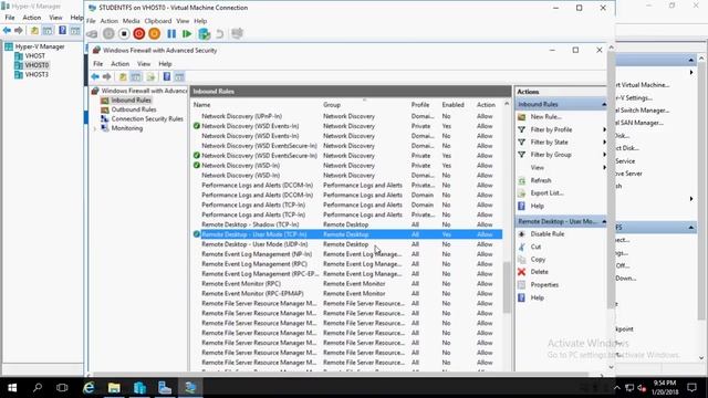 enable RDP in windows firewall смотреть онлайн