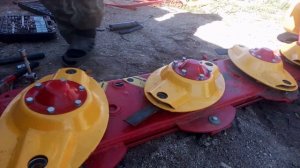 Новая косилка КРН 2.1 б подготовка к работе.