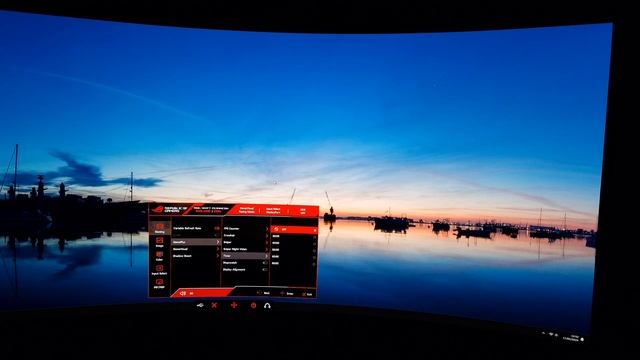 ASUS ROG Swift OLED PG34WCDM Menu System (OSD) смотреть онлайн