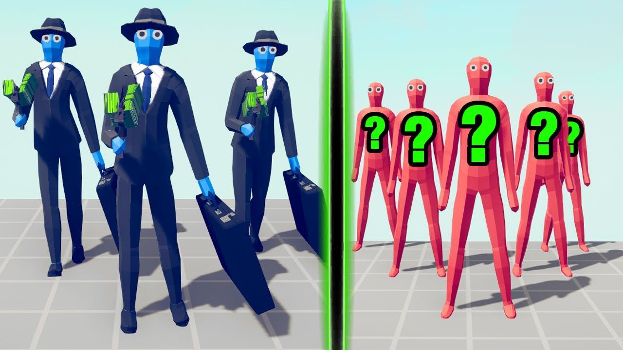 BUSINESSMAN TEAM vs RANDOM TEAM | TABS - Totally Accurate Battle Simulator смотреть онлайн