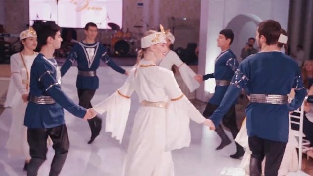 Красивый танец "Арцах на армянской свадьбе. смотреть онлайн